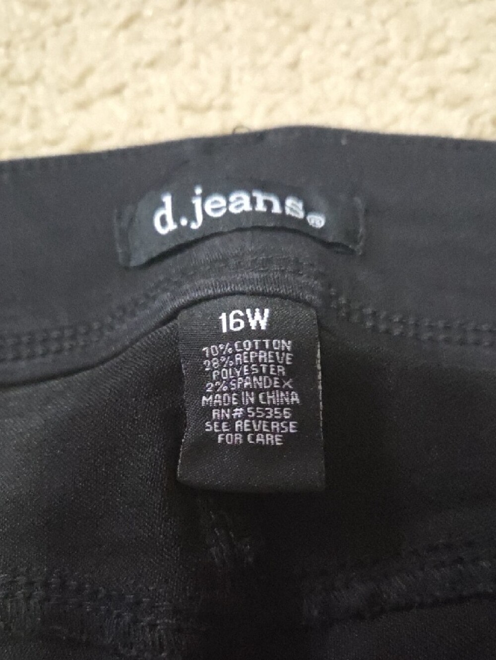 d. jeans Black Denim Shorts for Women - Picture 2 of 5